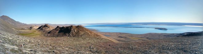 Lake Hazen, Canada, Arctic, High Arctic lake, lake, summer