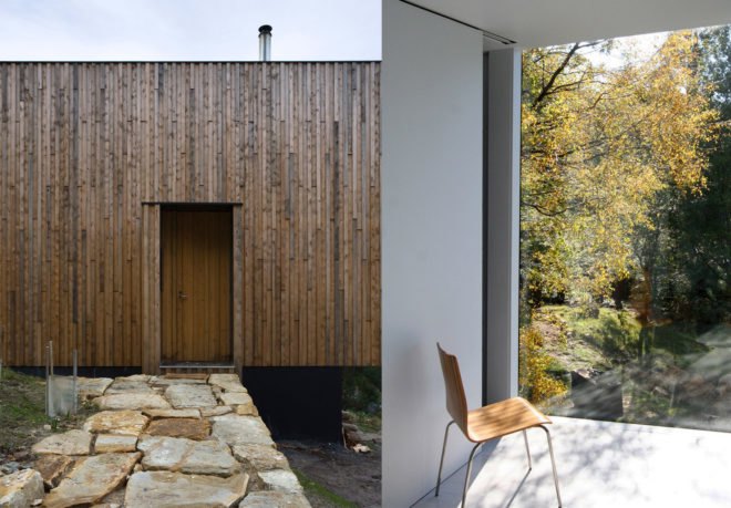 Little Big House by Room11 Architects, Little Big House in Tasmania, contemporary Tasmanian architecture, Mount Wellington modern architecture, timber cabin with cross ventilation, timber cabins in Tasmania