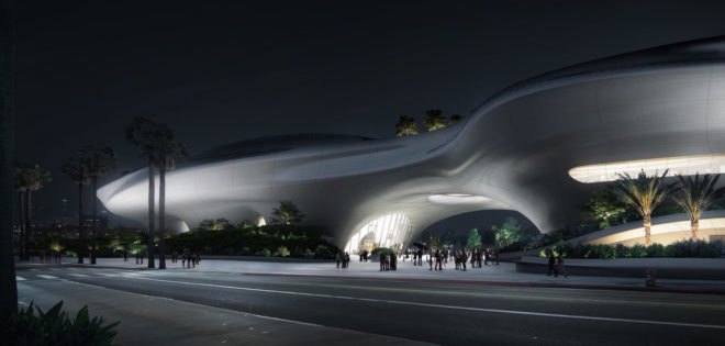 Lucas Museum of Narrative Art by MAD Architects, George Lucas museum, Lucas Museum in Los Angeles, Lucas Museum groundbreaking, Lucas Museum architects, Los Angeles Exposition Park museum,