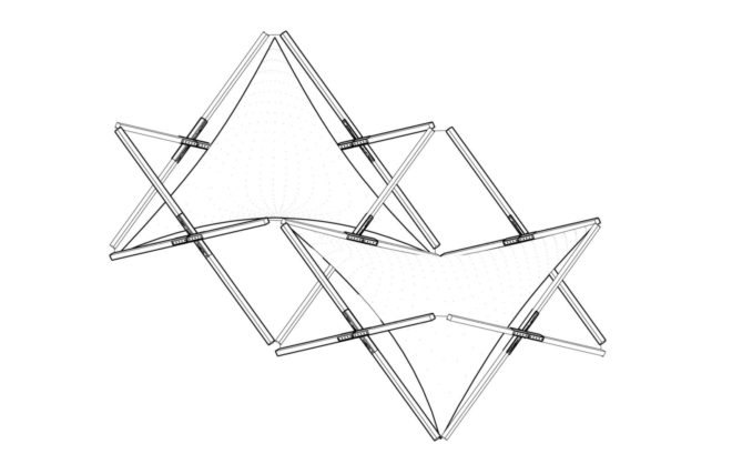 Di-Lab - American University of Beirut, Tyre Nature Reserve Hub, MARAH pavilion, beach pavilion, temporary pavilion, Lebanon, temporary installation, Tyre Coast Nature Reserve, green architecture, marine biodiversity, lightweight structure