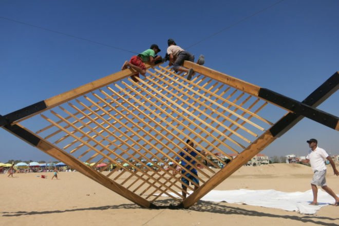 Di-Lab - American University of Beirut, Tyre Nature Reserve Hub, MARAH pavilion, beach pavilion, temporary pavilion, Lebanon, temporary installation, Tyre Coast Nature Reserve, green architecture, marine biodiversity, lightweight structure