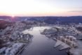 Mandal Slipway Housing Complex by Reiulf Ramstad Arkitekter, Mandal modern housing, timber housing in Mandal, Mandal Slipway Housing Complex, zigzagging roof residence, contemporary housing in Mandal