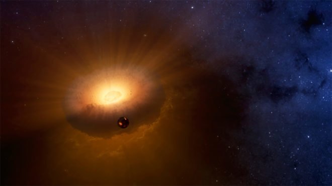 Moon, molten moon, synestia, space, Earth, rock, vaporized rock