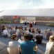 National Theater of Albania by Bjarke Ingels Group, urban renewal in Tirana, urban revitalization Tirana, Tirana national theater, theater architecture by BIG, bow tie-shaped architecture,