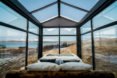 Panorama Glass Lodge, tiny house, Iceland, glass house, lodge, Reykjavík, green architecture, glass roof, natural light, Northern Lights, panoramic views