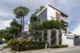 YN House, HYJA, swimming pool, Indonesia, natural ventilation, green architecture, wood grille, low maintenance, shading, green interior