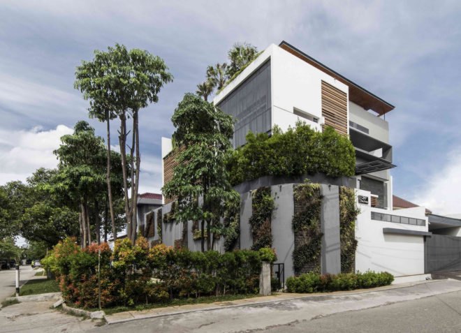 YN House, HYJA, swimming pool, Indonesia, natural ventilation, green architecture, wood grille, low maintenance, shading, green interior