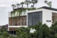 YN House, HYJA, swimming pool, Indonesia, natural ventilation, green architecture, wood grille, low maintenance, shading, green interior