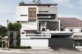 YN House, HYJA, swimming pool, Indonesia, natural ventilation, green architecture, wood grille, low maintenance, shading, green interior