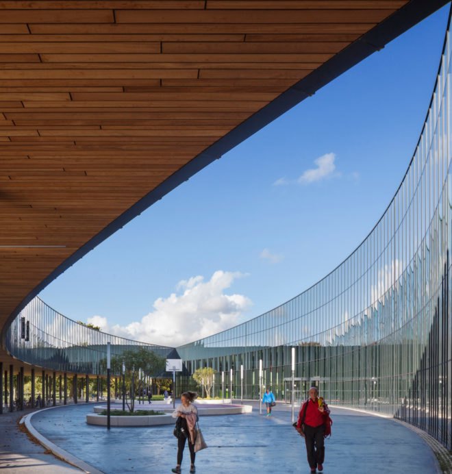 Sportcampus Zuiderpark, Sportcampus Zuiderpark by Faulkner Browns Architects, ecofriendly sports campus, ecofriendly sports park, Zuiderpark architecture, The Hague sustainable architecture, green roof solar powered sports facility