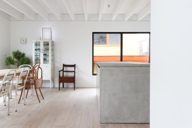 Julius Taminiau Architects, Tatami House, floating house, Amsterdam, prefab, tatami mats, green architecture, space-saving design, rooftop deck