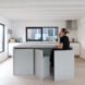 Julius Taminiau Architects, Tatami House, floating house, Amsterdam, prefab, tatami mats, green architecture, space-saving design, rooftop deck