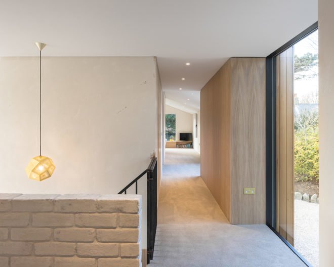 The Glade by DLM Architects, The Glade Guernsey, Guernsey contemporary architecture, Guernsey sustainable architecture, living wall clad home in Guernsey, recycled materials in home construction Guernsey, St Peter Port contemporary architecture,