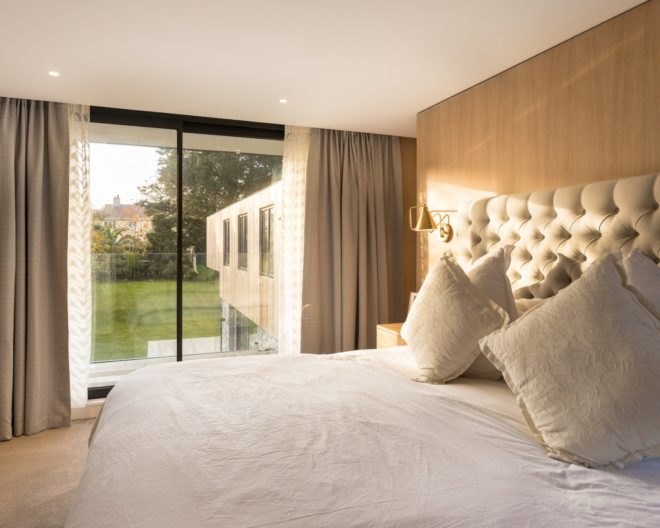 The Glade by DLM Architects, The Glade Guernsey, Guernsey contemporary architecture, Guernsey sustainable architecture, living wall clad home in Guernsey, recycled materials in home construction Guernsey, St Peter Port contemporary architecture,