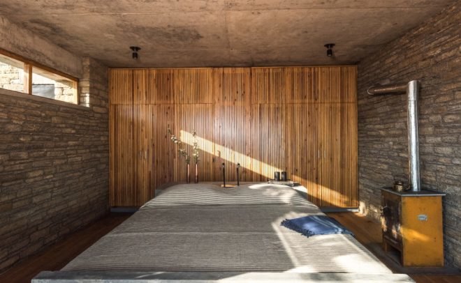 The Kumaon by Zowa Architects, The Kumaon in Uttarakhand, The Kumaon in India, The Kumaon hotel, Indian Himalayas rustic hotel, bamboo clad concrete buildings, bamboo clad hotels, rainwater harvesting hotel