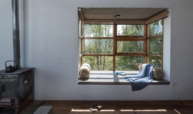 The Kumaon by Zowa Architects, The Kumaon in Uttarakhand, The Kumaon in India, The Kumaon hotel, Indian Himalayas rustic hotel, bamboo clad concrete buildings, bamboo clad hotels, rainwater harvesting hotel