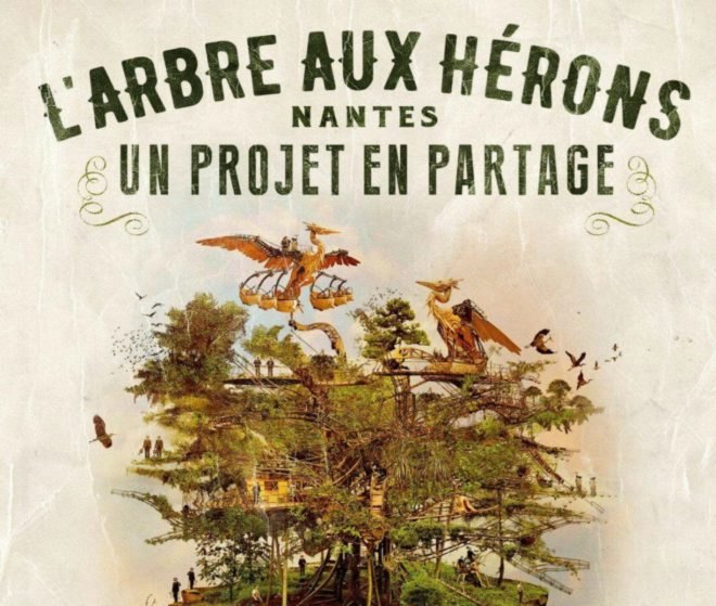 Les Machines de L’ile, the Heron Tree project, Hanging Gardens of Babylon, hanging gardens, largest hanging gardens, vertical gardens, garden art installations, the world's largest hanging garden, babylon-inspired gardens, mechanical animals, interactive art installations, hanging vegetation, massive art installations, french art collective herons tree
