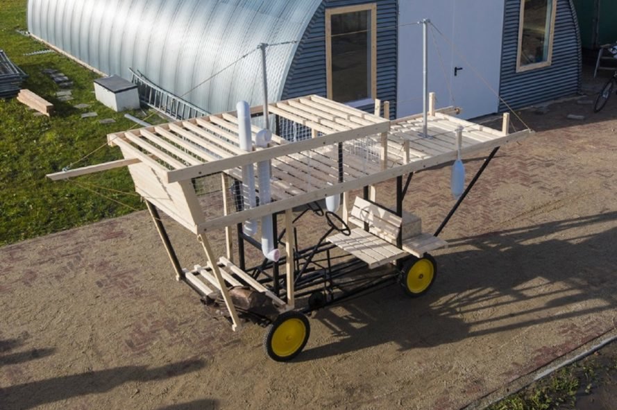 Urbanauts, temporary installation, wood installation, modular design, orizzontale, public design, public spaces, exhibition spaces, the Netherlands, RAUM, green design, LED lights, LED, tower, observation deck, flexible spaces