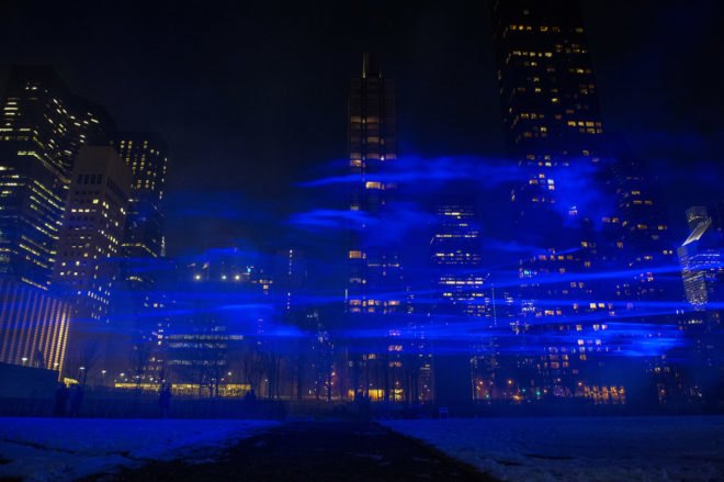 Waterlicht, Waterlicht New York, Studio Roosegaarde, United Nations Headquarters, United Nations, New York City, light, art