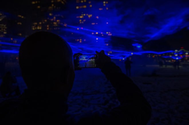 Waterlicht, Waterlicht New York, Studio Roosegaarde, United Nations Headquarters, United Nations, New York City, light, art