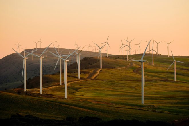 Wind turbines, wind turbine, wind power, wind energy, renewable energy, energy, Turlock, California