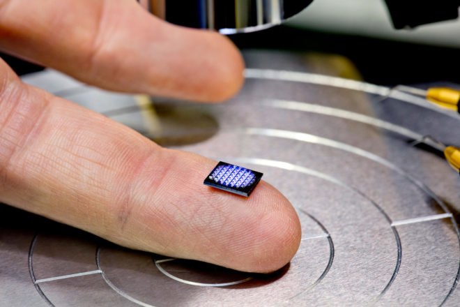 IBM, world's smallest computer, smallest computer, computer, finger, technology