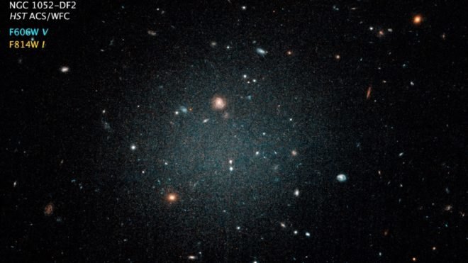 NGC1052-DF2, dark matter, galaxy, dark matter galaxy
