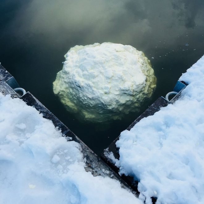 Fatberg, fatberg in water, floating fatberg