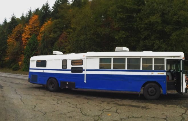 Treb Adventure, Trebventure Skoolie, school bus conversion, skoolie, skoolie renovation, school bus home, how to convert a bus into a home, converting a skoolie, skoolie renovations, creating a living space out of a bus, bus conversions, buying an old school bus, tiny homes, tiny spaces, tiny living spaces, skoolie design, skoolie living