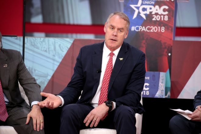 Ryan Zinke, Zinke, Secretary Zinke