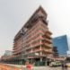 The building under construction.