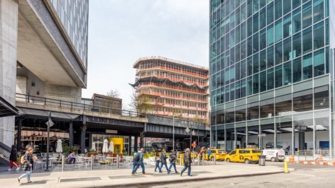 Image of the building, which is under construction.