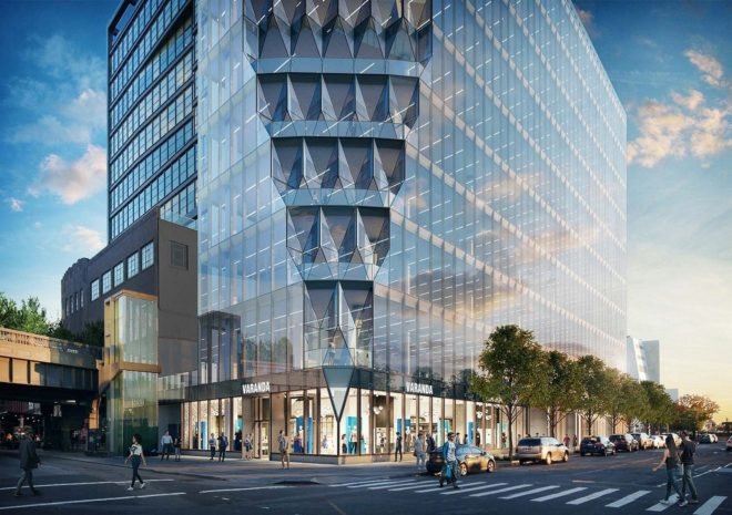 Rendering of Studio Gang's 40 Tenth Avenue tower in New York City's Meatpacking District