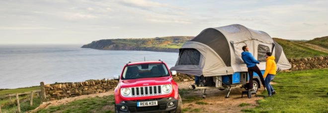 The Air Opus with its pop up tent