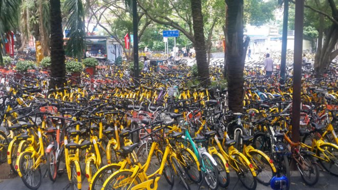 China, bike share, bike sharing, bike, bikes, bicycle, bicycles, Shanghai
