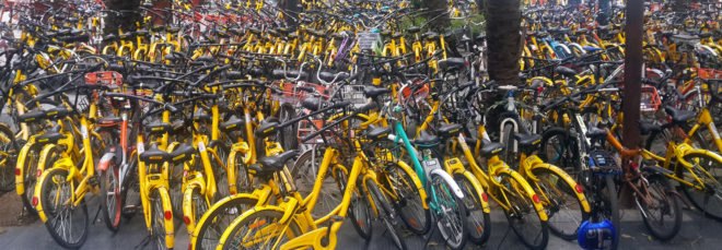 China, bike share, bike sharing, bike, bikes, bicycle, bicycles, Shanghai