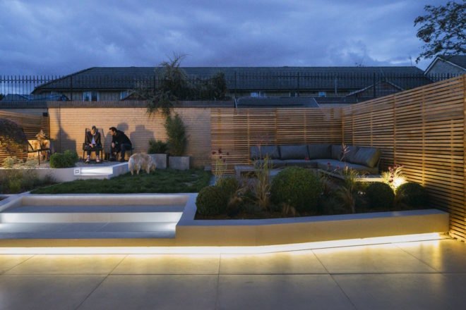 Illuminated garden