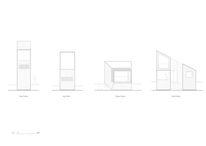Breitenbach landscape hotel by Reiulf Ramstad Arkitekter, Breitenbach landscape hotel, Breitenbach hotel, Breitenbach cabin hotel, green roofed cabin hotel, Reiulf Ramstad Arkitekter hotel design, recycled timber cabin,