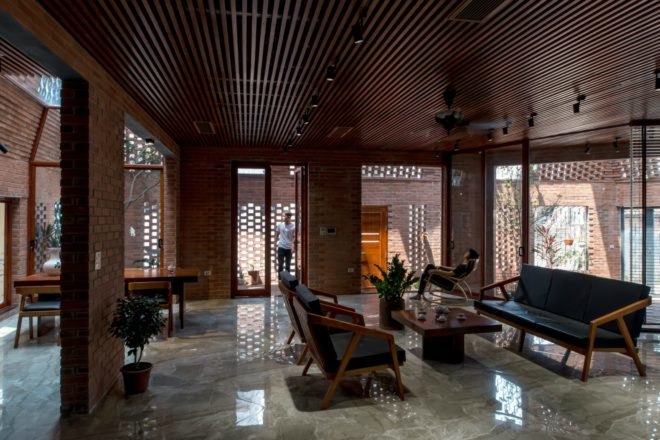 H&P Architects, Brick Cave, brick home, brick building, brick architecture