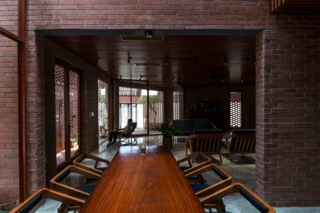 H&P Architects, Brick Cave, brick home, brick building, brick architecture