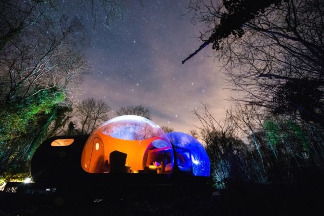 Bubbles Domes at Finn Lough, Bubble Domes in Northern Ireland, Bubble Domes forest, Bubble Domes Ireland, Dome Experience Bubble Domes, Dome Experience Finn Lough, digital detox Ireland, Ireland glamping, Fermanagh resort