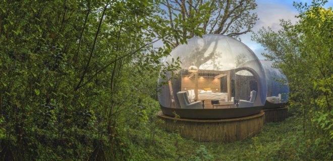 Bubbles Domes at Finn Lough, Bubble Domes in Northern Ireland, Bubble Domes forest, Bubble Domes Ireland, Dome Experience Bubble Domes, Dome Experience Finn Lough, digital detox Ireland, Ireland glamping, Fermanagh resort