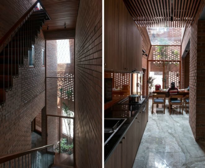 H&P Architects, Brick Cave, brick home, brick building, brick architecture