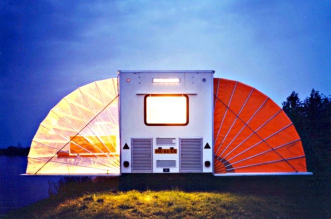 The De Markies Camper fully extended