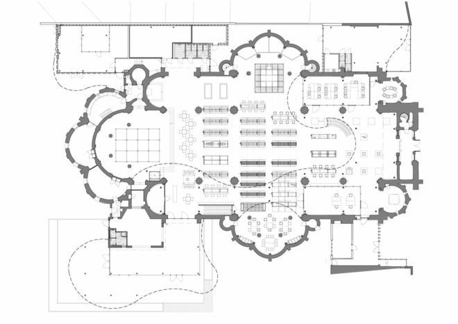 Molenaar & Bol & van Dillen Architects, De Petrus, church renovation, home renovation, blueprint, floor plan
