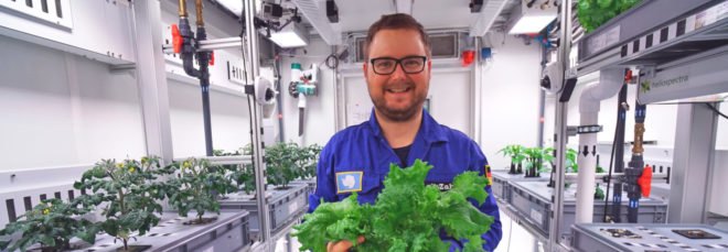 EDEN-ISS, Paul Zabel, Antarctica, produce, salad, lettuce