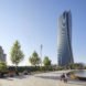 Surrounding park Generali Tower by Zaha Hadid Architects