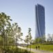 Sculptural tower view Generali Tower by Zaha Hadid Architects