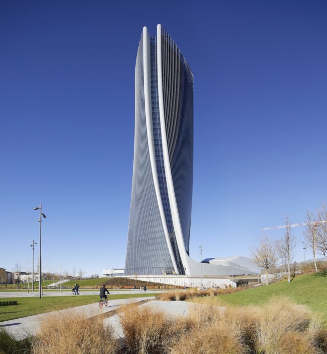 Double facade Generali Tower by Zaha Hadid Architects