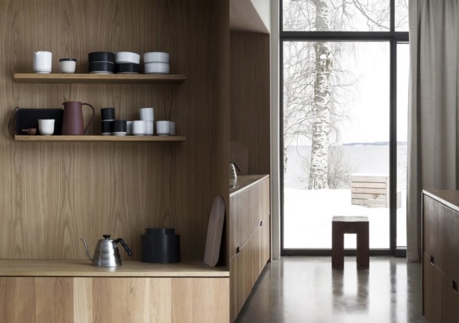 Gjøvik House by Norm Architects, Norway hygge architecture, hygge house architecture, Gjøvik House, timber-clad Norway modern architecture, natural material palette hygge